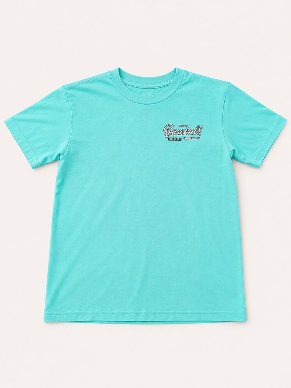 Baseball Lifestyle 101 Youth Small Blue Graphic T-Shirt
